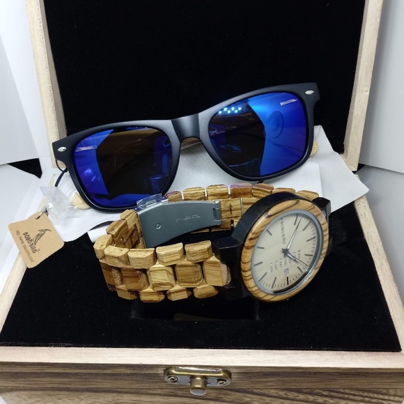 BOBO BIRD GENUINE WOOD WATCH/SUNGLASSES SET - Picture 8 of 8